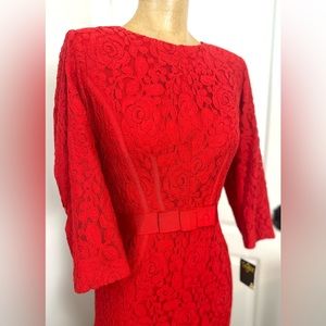 Taylor Lace Dress - Scarlett Red, Size 6, NWT